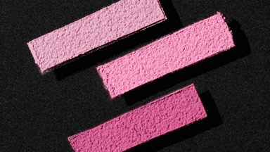 Pink Shades in Stripes on Black