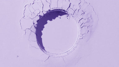Dynamic Shadows on Violet Compressed Powder Surface