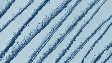 Pale Blue Powder Surface with Crossed Knife Strokes