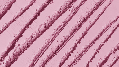Pastel Pink Powder Surface with Crisscross Knife Marks