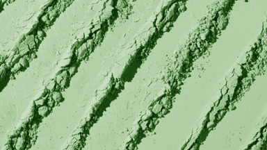 Green Powder Surface with Aligned Knife Strokes and Light