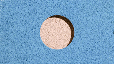 Beige Natural Powder Texture with Blue Sifted Powder