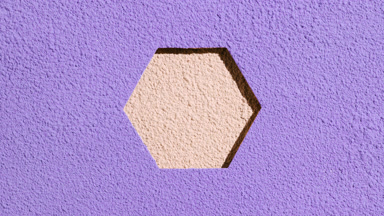 Beige Powder Texture with Purple Sifted Powder and Shadows