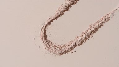 Promotional Beige Powder with Dragged Circle Imprint