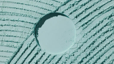 Pale Cyan Powder Surface with Dynamic Lighting Effects