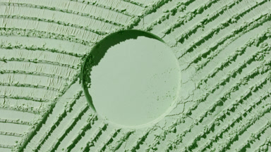Pale Green Powder Surface with Dynamic Shadow Play