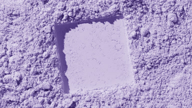 Violet Powder Surface with Square Mark and Dynamic Shadows