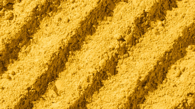 Yellow Natural Powder Surface with Moving Shadows