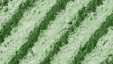 Pale Green Natural Powder Surface with Dynamic Lighting