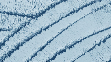 Pale Blue Powder Surface with Crossed Knife Strokes