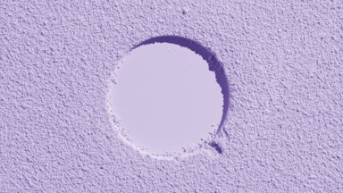 Pastel Violet Sifted Powder Surface with Indentation