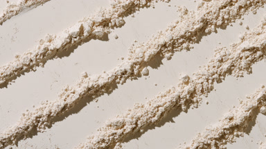 Beige Powder Surface with Palette Knife Texture