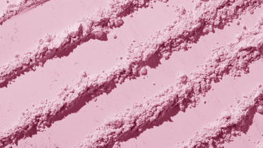 Light Pink Powder Surface with Knife Trail Patterns