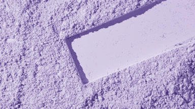 Shifting Shadows on Violet Natural Powder Surface