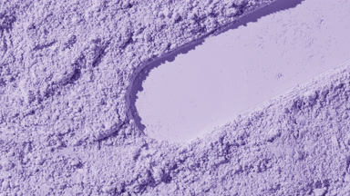 Violet Natural Powder with Vivid Circle Imprint