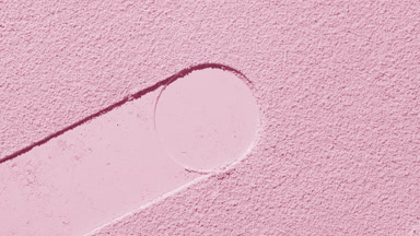 Ever-Changing Pastel Pink Powder with Circle Imprint