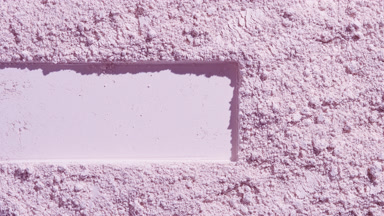 Pastel Violet Powder Surface with moving Shadow and Indentation