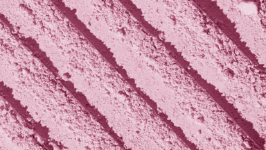 Pastel Pink Powder Surface with Aligned Knife Strokes