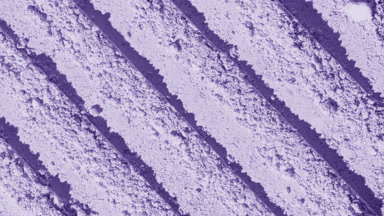 Pastel Violet Powder Surface with Linear Scraping Trails