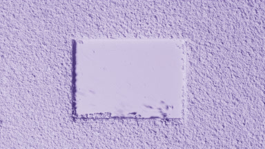 Violet Sifted Powder with Rectangle Imprint and Light