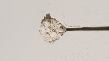Beige Powder with Measuring Spoon and Dynamic Shadows