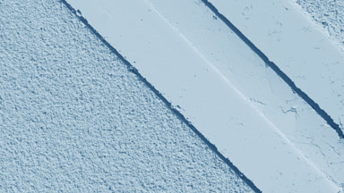 Pale Blue Powder Surface with Striped Imprints