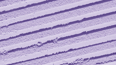 Fluid Shadows on Perfectly Sifted Violet Powder