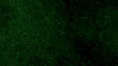 Green Dust Motion on Dark Atmosphere