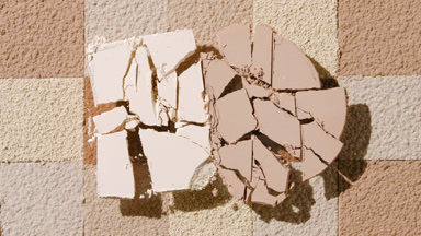 Beige Powder Casting Shadows on Skin Tone