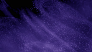 Violet Dust Motion in Dark Atmosphere