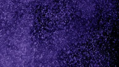 Slowly Drifting Violet Dust Cloud on Black