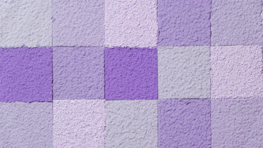 Purple Powder Mosaic Rippling from a Slow-Motion Drop