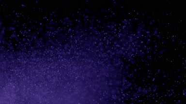 Scattered Violet Dust Particles in Air
