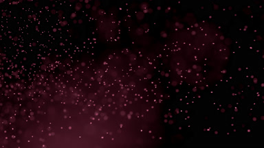 Floating Pink Powder Dust on Black Background