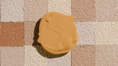 Beige Foundation on Beige to Brown Powder Mosaic