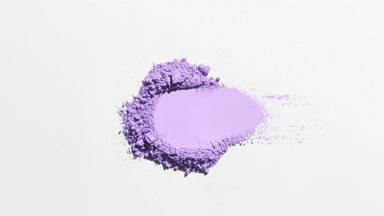 Violet Powder Heap with Changing Shadows