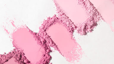 Pale to Pink Powder Piles with Dynamic Lighting
