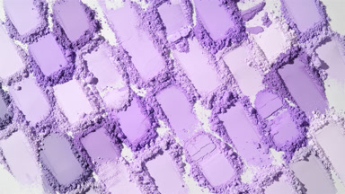 Violet Powder Heaps with Shifting Shadows
