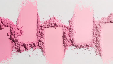 Pink Powder Streaks for Blush Branding on Dim Grey