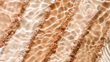 Beige to Brown Splash for Matte Powder Concept