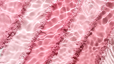 Pink Palette Water Splash for Blush Marketing