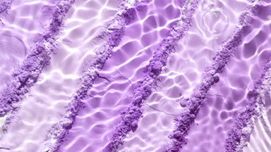 Violet Palette Splash with Dynamic Shadows