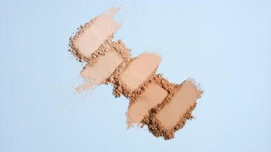 Beige to Brown Powder Smears with Dynamic Shadows