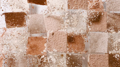 Sifted Beige and Brown Powder Mosaic Explosion