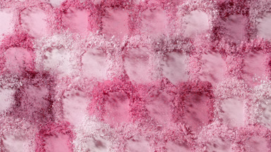 Slow-Motion Explosion of Pink and Rose Powder