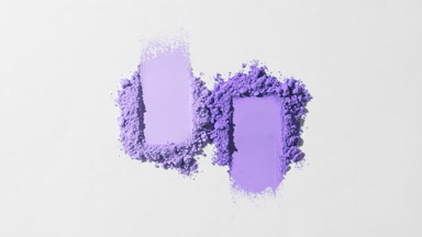Violet Powder Smears on Dim Grey Background
