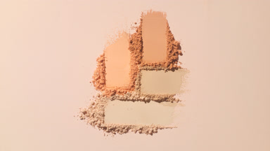 Elegant Powder Smears with Dynamic Light and Shadows