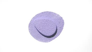Overhead Shot of Violet Powder with Shifting Shadows