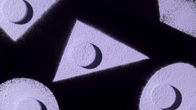 Violet Powder Showcase: Fluid Shadows on Black Surface