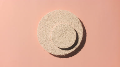 Layered Shadows of Beige Powder for Foundation Promotion